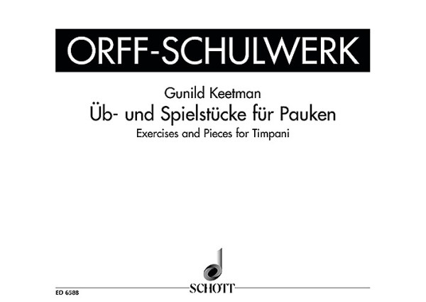 Üb- und Spielstücke für Pauken&nbsp;&nbsp;für einen oder zwei Spieler auf 1-4 Pauken&nbsp;&nbsp;