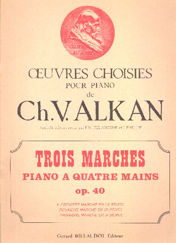 Marche la bemol majeur op.40,1  pour piano a 4 mains  