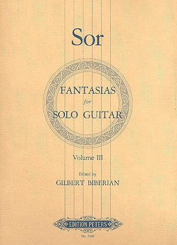 Fantasias for guitar vol.3 op.46, op.52, op.58, op.59&nbsp;&nbsp;für Gitarre&nbsp;&nbsp;