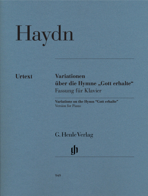 Variationen über die Hymne Gott erhalte Hob.III:77&nbsp;&nbsp;für Klavier&nbsp;&nbsp;