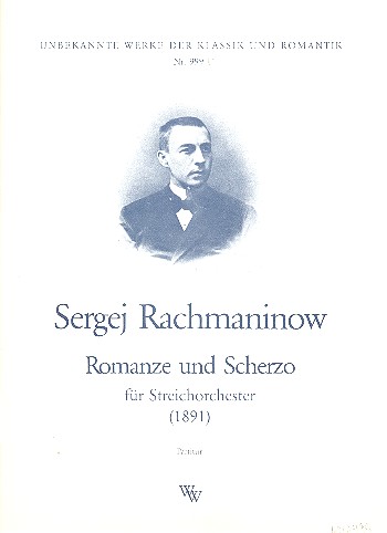 Romanze und Scherzo  für Streichorchester  Partitur