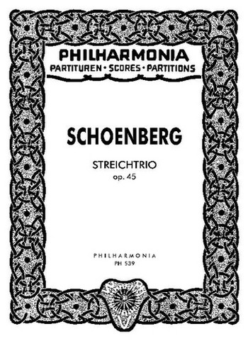 Streichtrio op.45  Studienpartitur  