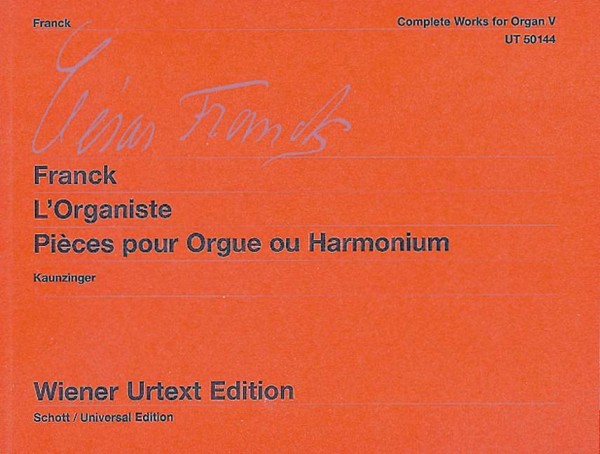 L'Organiste Pièces  pour orgue ou harmonium  