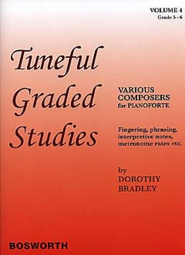 Tuneful graded Studies vol.4&nbsp;&nbsp;grade 5-6 for piano&nbsp;&nbsp;