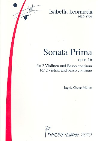 Sonata prima op.16  für 2 Violinen und Bc  Stimmen