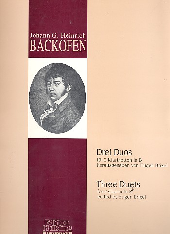 3 Duos  für 2 Klarinetten  Spielpartitur