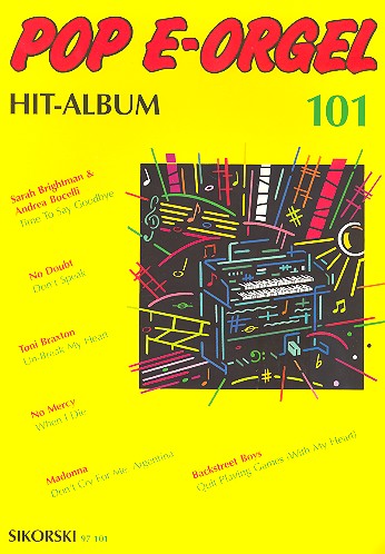 Pop E-Orgel Hit-Album Band 101&nbsp;&nbsp;&nbsp;&nbsp;