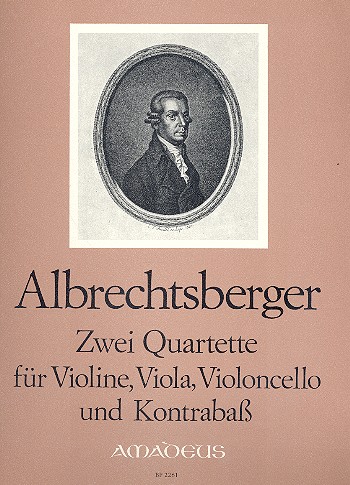 2 Quartette op.20,5 und op.20,6  für Violine, Viola, Violoncello und  Kontrabass,     Stimmen