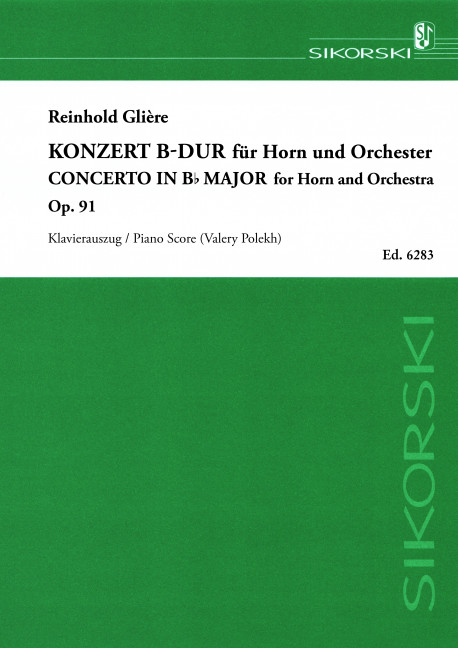 Concerto in B Major op.91   for Horn and Orchestra  for horn and piano