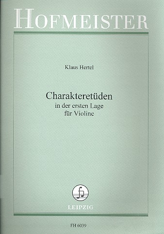 Charakteretüden  für Violine in der ersten Lage  