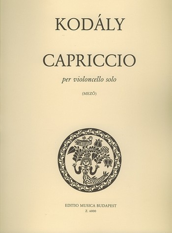 Capriccio  für Violoncello solo  