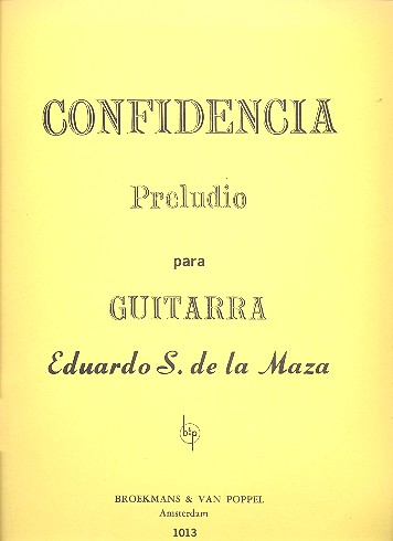 Confidencia Preludio para guitarra    