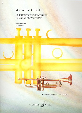 19 études élémentaires&nbsp;&nbsp;pour trompette&nbsp;&nbsp;
