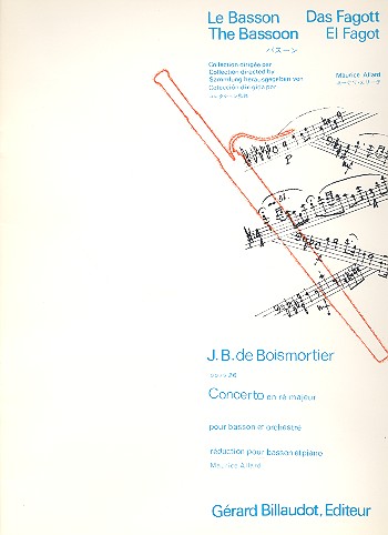 Concerto en re majeur op.26  pour basson et piano  