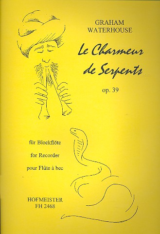 Le charmeur de serpents op.39  für Sopraninoblockflöte und Altblockflöte  (1 Spieler)