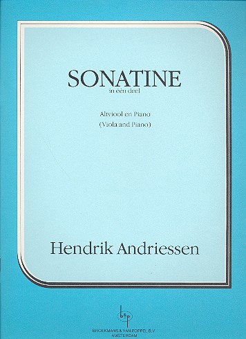 Sonatine in een deel for viola&nbsp;&nbsp;and piano&nbsp;&nbsp;