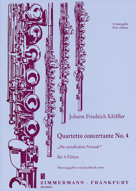 Quartetto concertante Nr.4&nbsp;&nbsp;für 4 Flöten&nbsp;&nbsp;