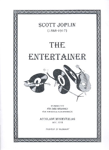 The Entertainer für 2 Gitarren&nbsp;&nbsp;Spielpartitur&nbsp;&nbsp;