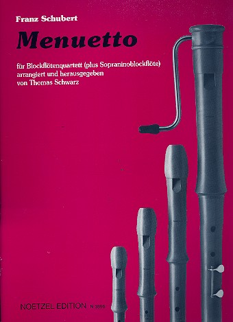 Menuetto &nbsp;&nbsp;für 4 Blockflöten (SATB) und Sopranino&nbsp;&nbsp;Partitur und Stimmen