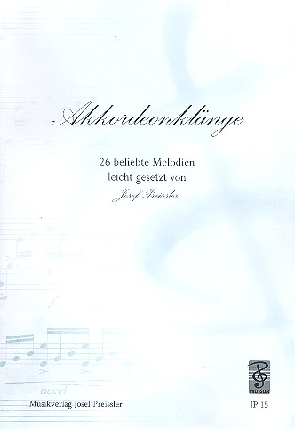 Akkordeonklänge 26 beliebte  Melodien für Akkordeon  