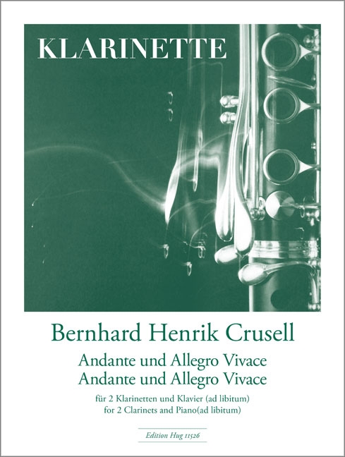 Andante und Allegro vivace für  2 Klarinetten und Klavier (ad lib)  