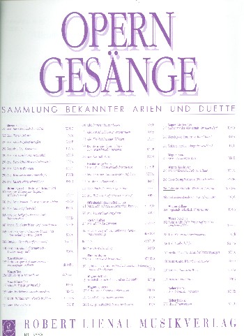 Allmächtge Jungfrau (aus 'Tannhäuser')  für Sopran und Klavier  