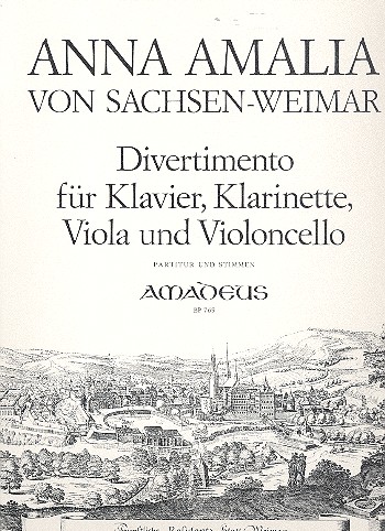 Divertimento B-Dur für Klavier,  Klarinette, Viola und Violoncello  