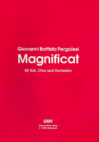 Magnificat für Soli,  Chor und Orchester  Klavierauszug