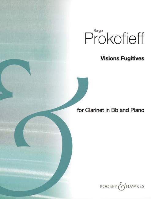 Visions fugitives op.22  for clarinet and piano  