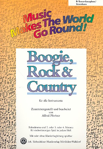 Boogie Rock and Country  für flexibles Ensemble  Tenorsaxophon/Tenorhorn