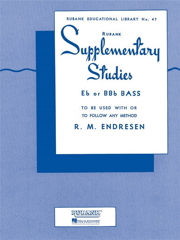 Supplementary Studies for bass in Eb or Bb&nbsp;&nbsp;&nbsp;&nbsp;