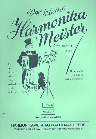 Der kleine Harmonikameister Band 2    Akkordeon 1 & 2  (2 Stimmen)