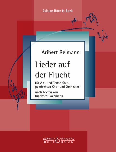 Lieder auf der Flucht&nbsp;&nbsp;für Alt- und Tenor solo, gemischter Chor und Orchester&nbsp;&nbsp;Klavierauszug