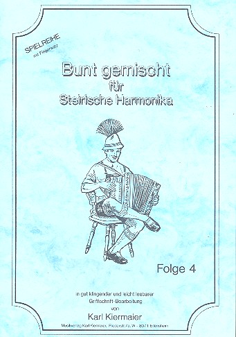Bunt gemischt Band 4 für steirische  Harmonika  