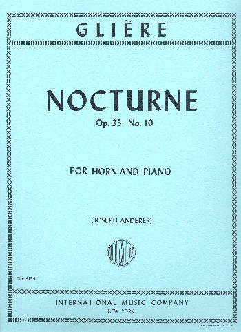 Nocturne op.35,10  for horn and piano  