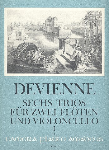 6 Trios op.19 Band 1 (Nr.1-3)  für 2 Flöten und Violoncello  Stimmen