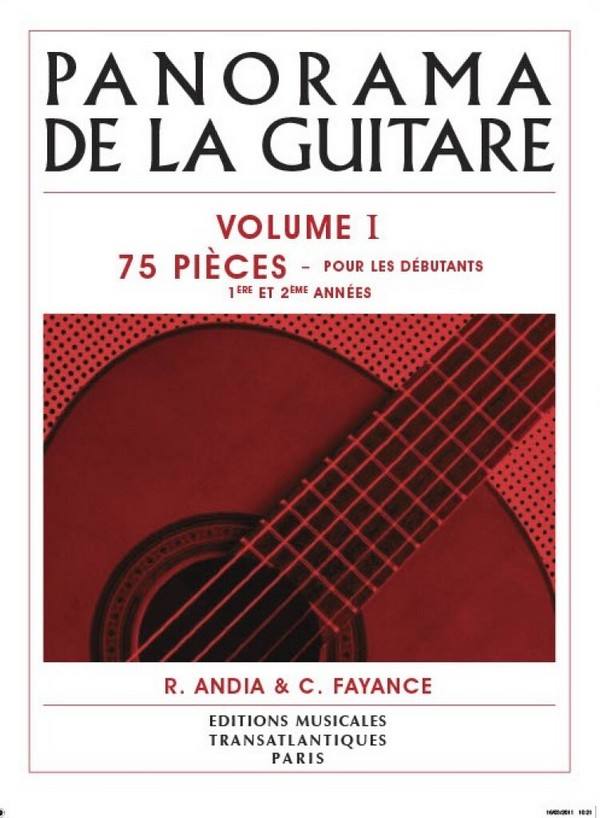 Panorama de la guitare vol.1 (+CD)&nbsp;&nbsp;pour guitare&nbsp;&nbsp;