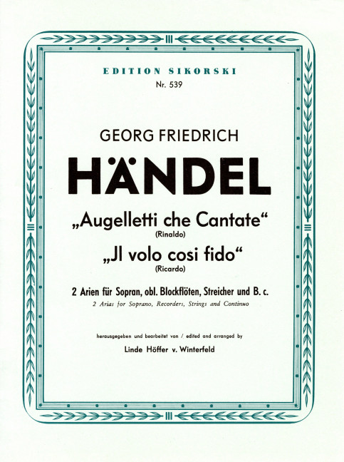 Der Ehemann als Liebhaber  Partitur  