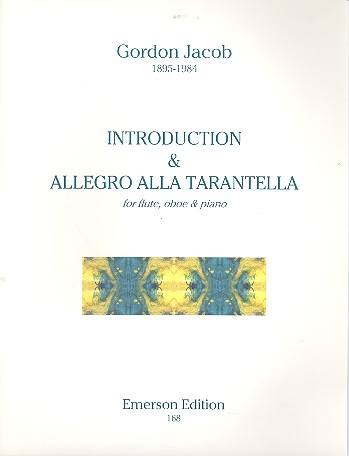 Introduction and Allegro alla tarantella  for flute, oboe and piano  score and part