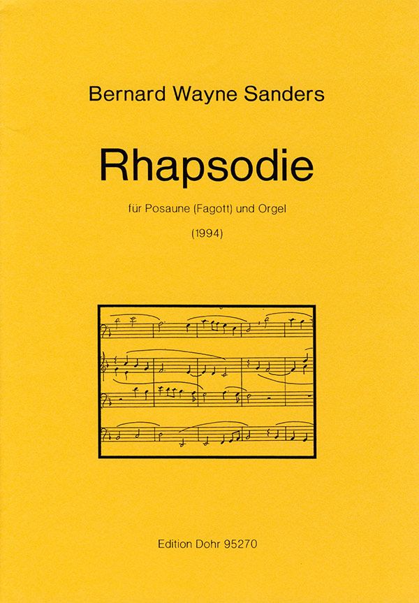 Rhapsodie für Posaune&nbsp;&nbsp;(Fagott) und Orgel&nbsp;&nbsp;
