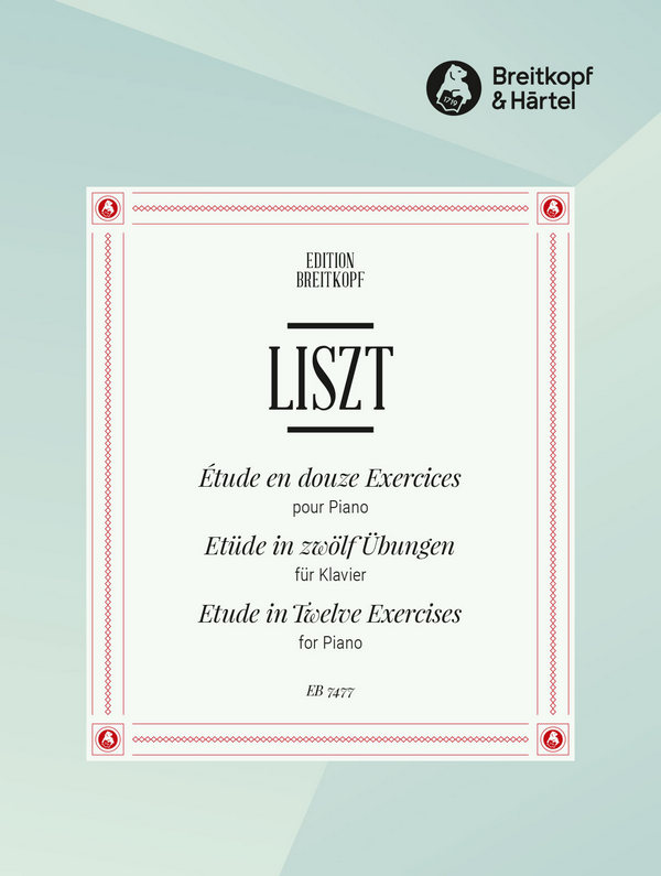 Étude en 12 exercices  für Klavier  