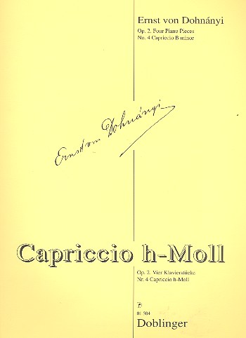 Capriccio h-Moll op.2,4  für Klavier  