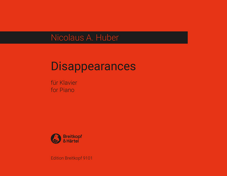 Disappearances  für Klavier  