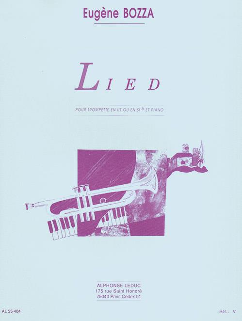 Lied pour trompette (ut/Sib)&nbsp;&nbsp;et piano&nbsp;&nbsp;
