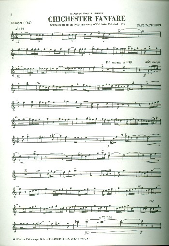 Fanfares for great Occasions  für 8 Blechbläser  Stimmen