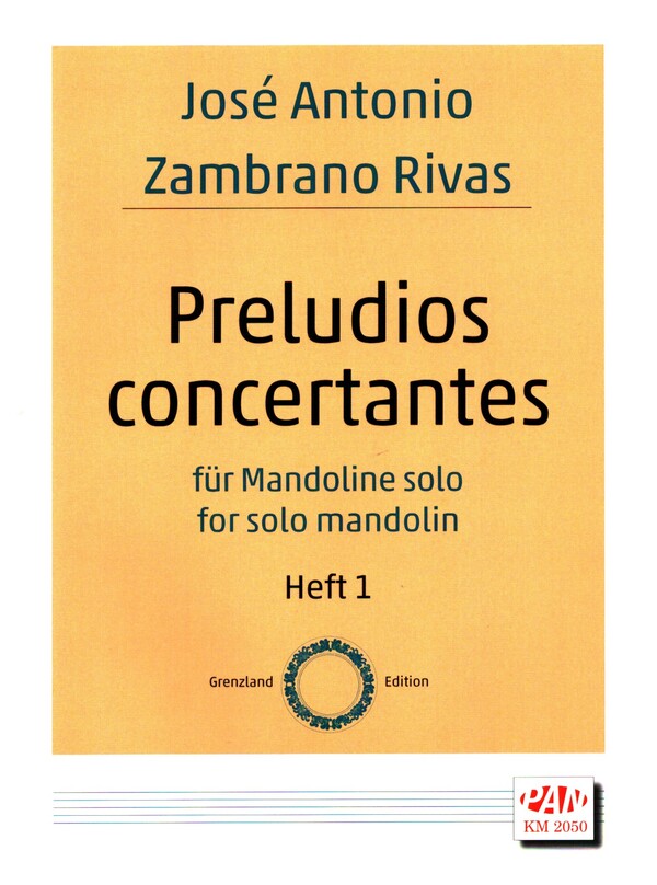 Preludios concertantes Band 1  für Mandoline solo  