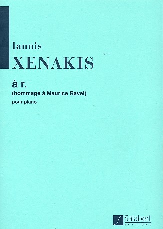 A. R. hommage à  Maurice Ravel pour  piano