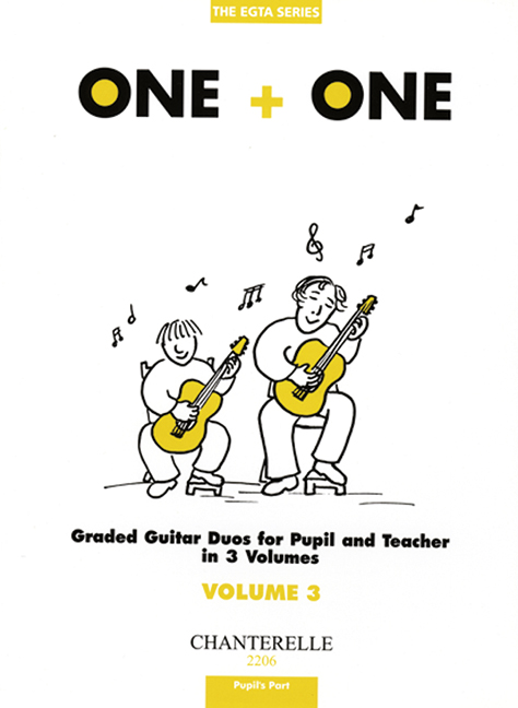 One and One for 2 guitars vol.3&nbsp;&nbsp;for 2 guitars&nbsp;&nbsp;pupil's part