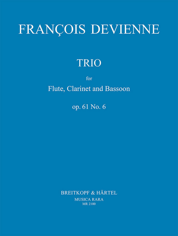 Trio d-Moll op.61,6  für Flöte, Klarinette und Fagott  Stimmen