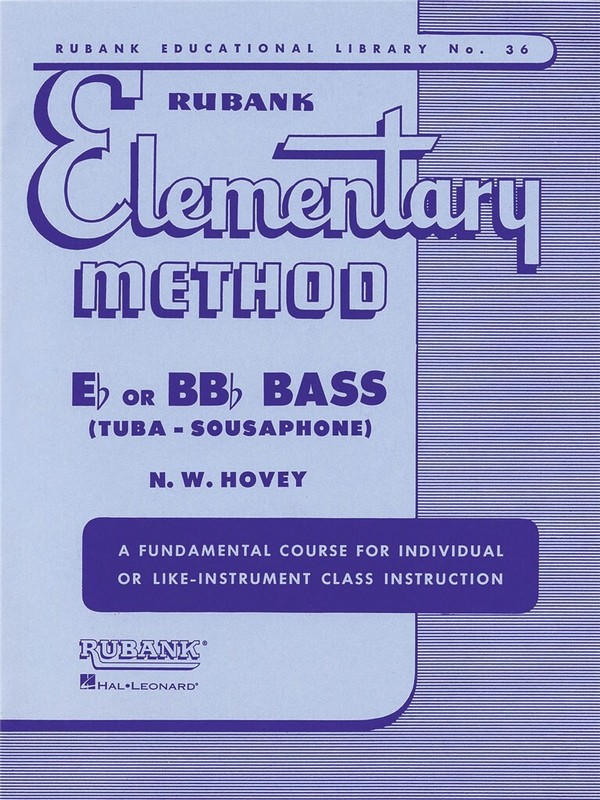 Elementary Method for bass in Eb or Bb  (tuba, sousaphone)  